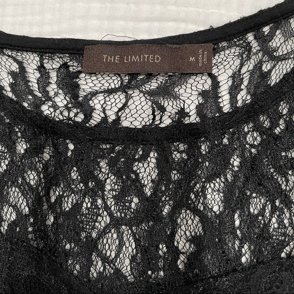 The Limited Black Lace Tank Top - Picture 3 of 4